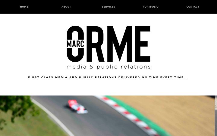 Screenshot of marc-orme.co.uk