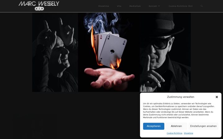 Screenshot of marc-wessely.de