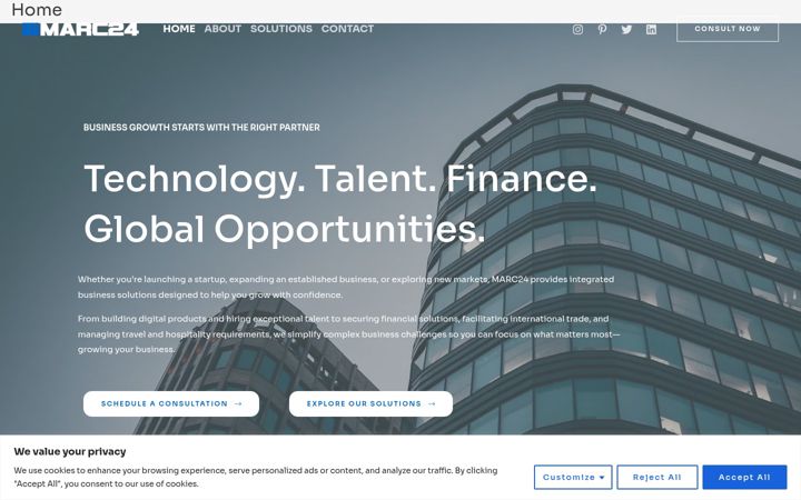 Screenshot of marc24.com