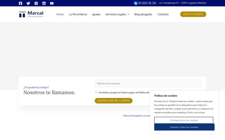 Screenshot of marcalabogados.es