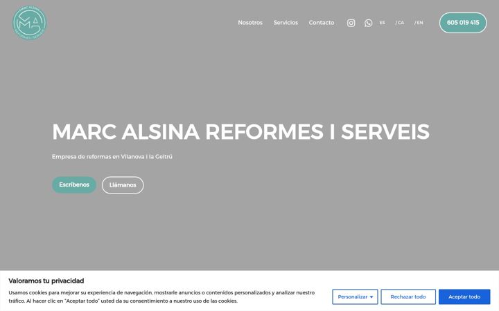Screenshot of marcalsinareformes.com