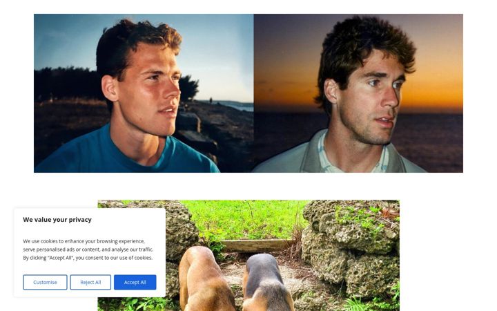 Screenshot of marcanddavid.com