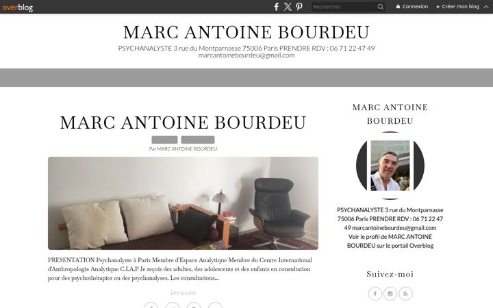 Screenshot of marcantoinebourdeu.com