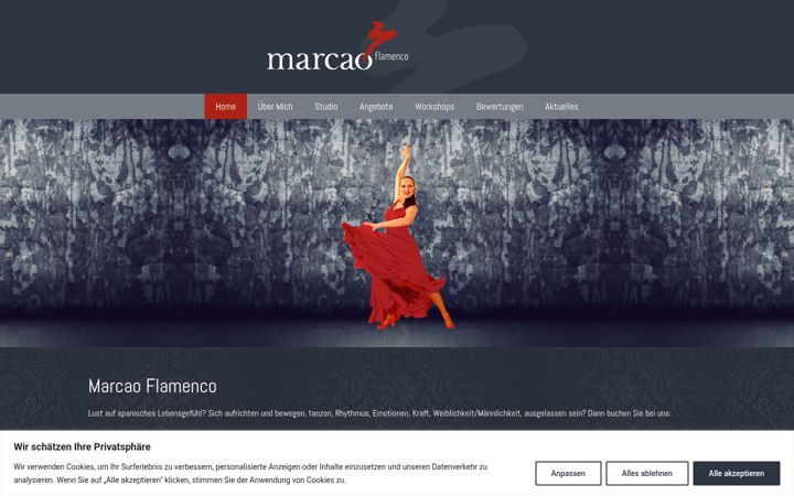 Screenshot of marcao.com