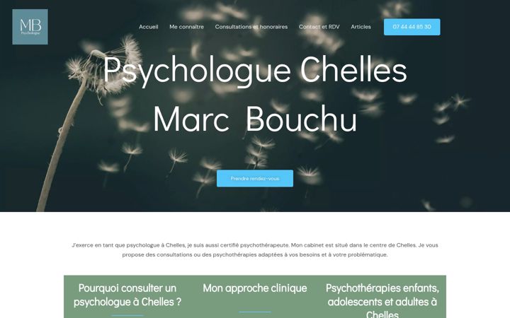 Screenshot of marcbouchu-psychologue.com