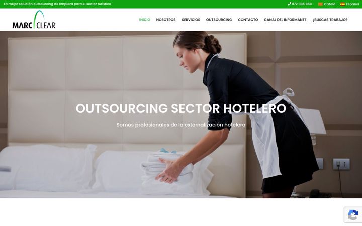 Screenshot of marcclear.com