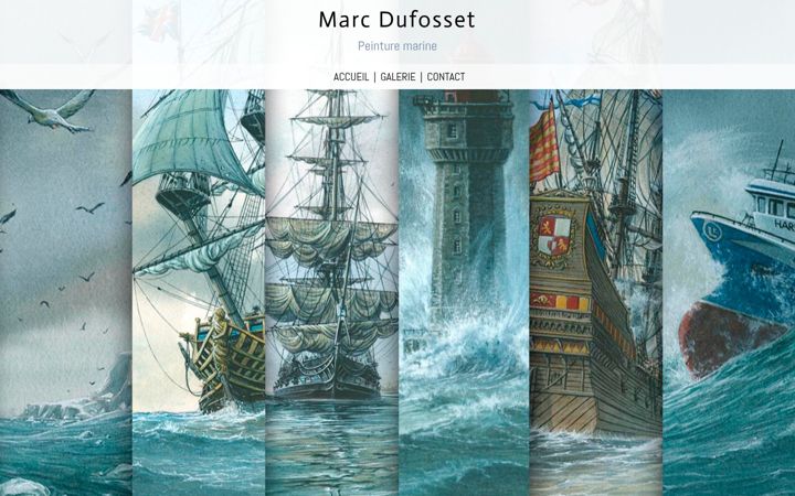 Screenshot of marcdufosset.com