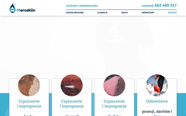 Screenshot of marceklin.pl