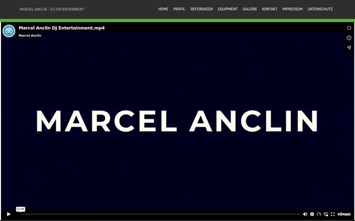 Screenshot of marcel-anclin.de