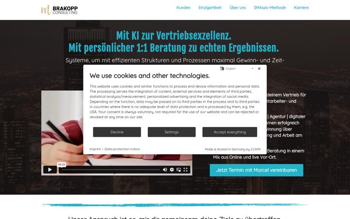 Screenshot of marcel-brakopp.com
