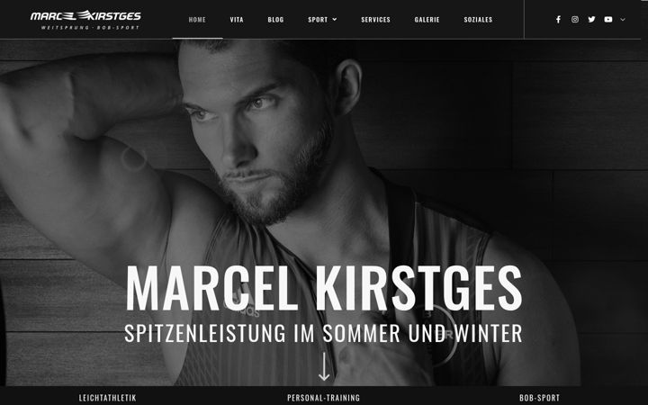 Screenshot of marcel-kirstges.de