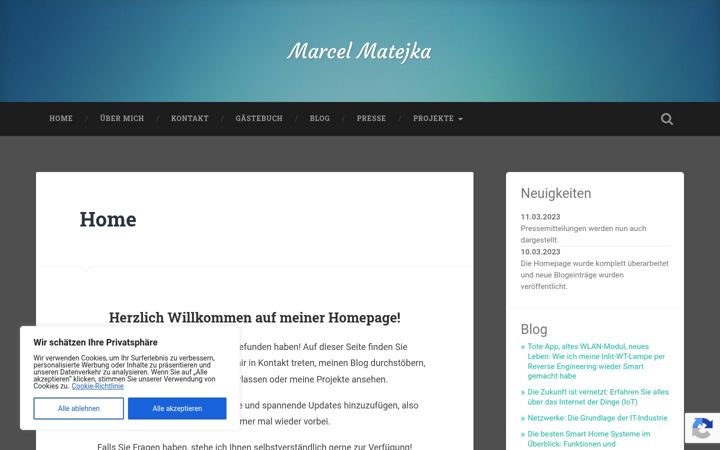 Screenshot of marcel-matejka.de