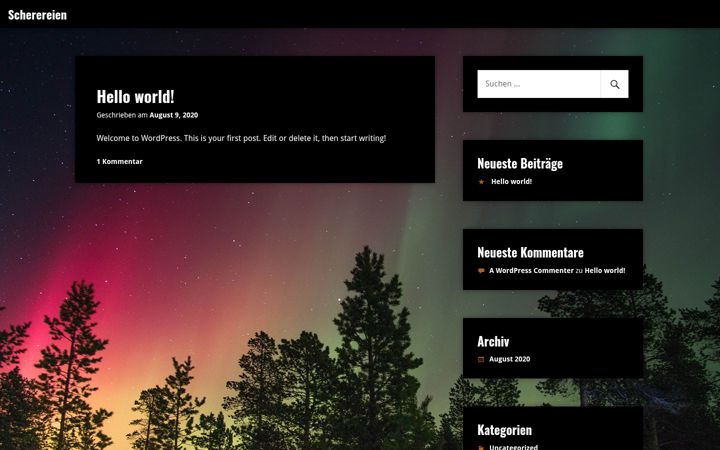 Screenshot of marcel-scherer.de