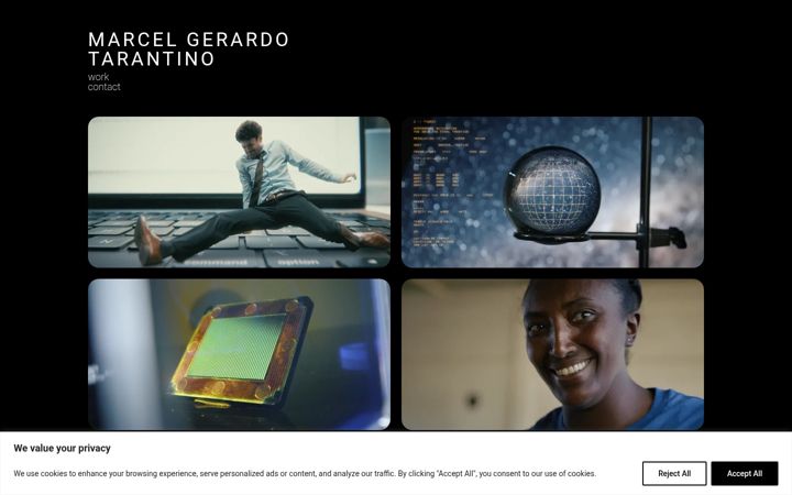 Screenshot of marcel-tarantino.de