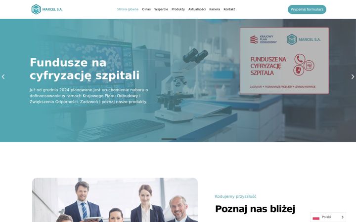 Skjermbilde av marcel.pl