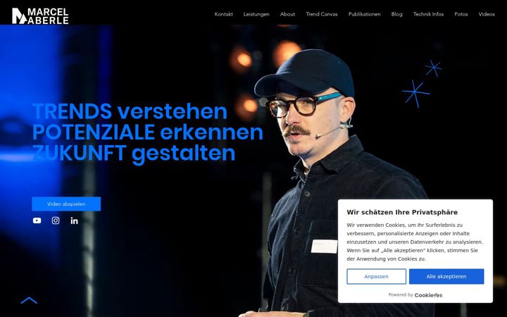 Screenshot of marcelaberle.com