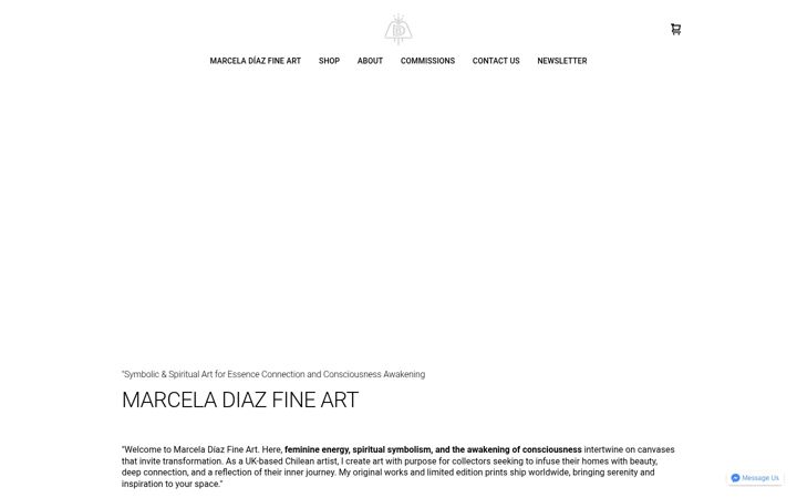 Screenshot of marceladiazfineart.com