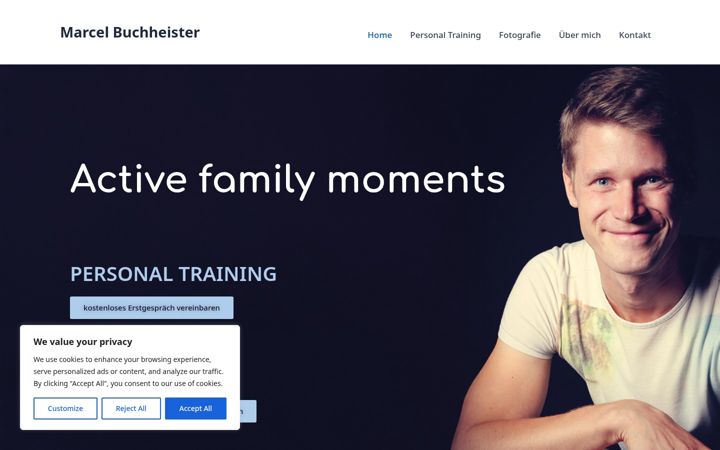 Screenshot of marcelbuchheister.com