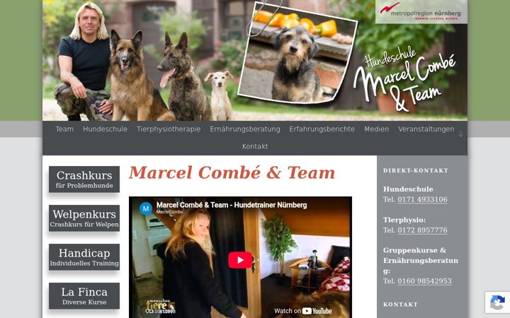 Screenshot of marcelcombe.de