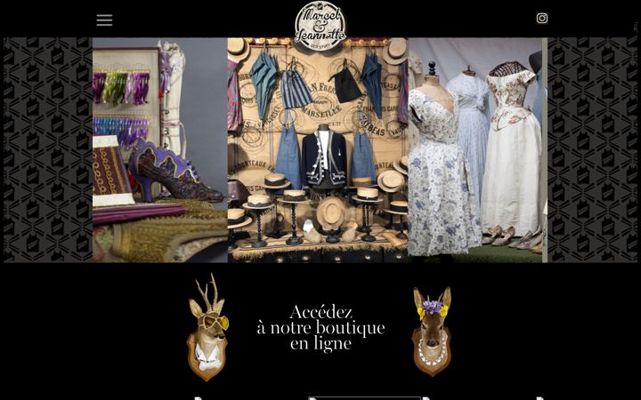 Screenshot of marceletjeannette.com