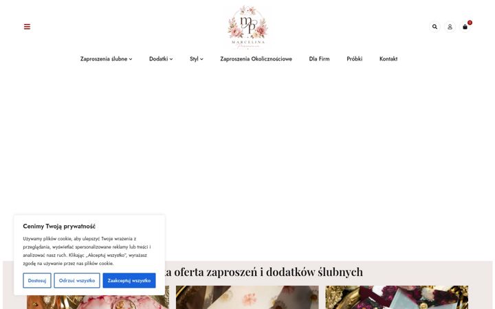 Screenshot of marcelina-pracownia.com
