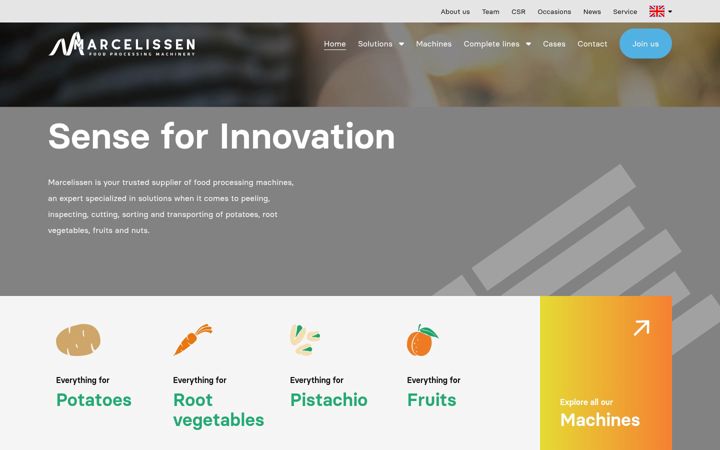 Screenshot of marcelissen.com