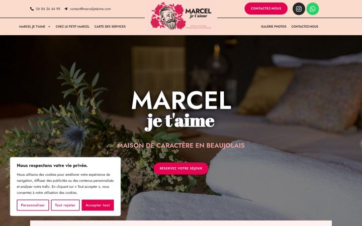 Screenshot of marceljetaime.com