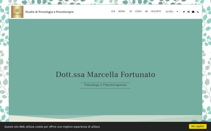 Screenshot of marcellafortunatopsicologa.it