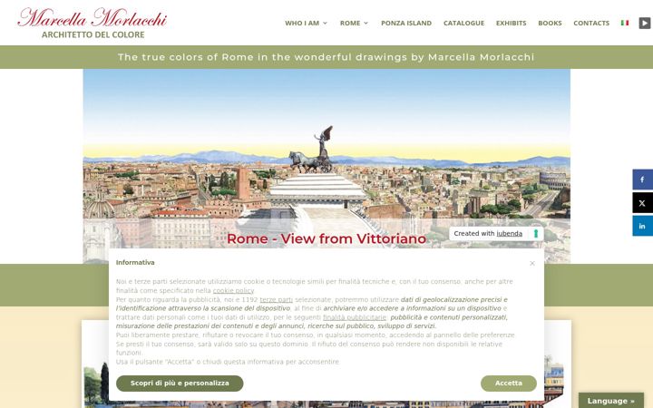 Screenshot of marcellamorlacchi.it