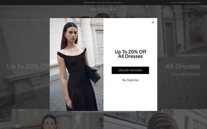 Snímek obrazovky marcellanyc.com