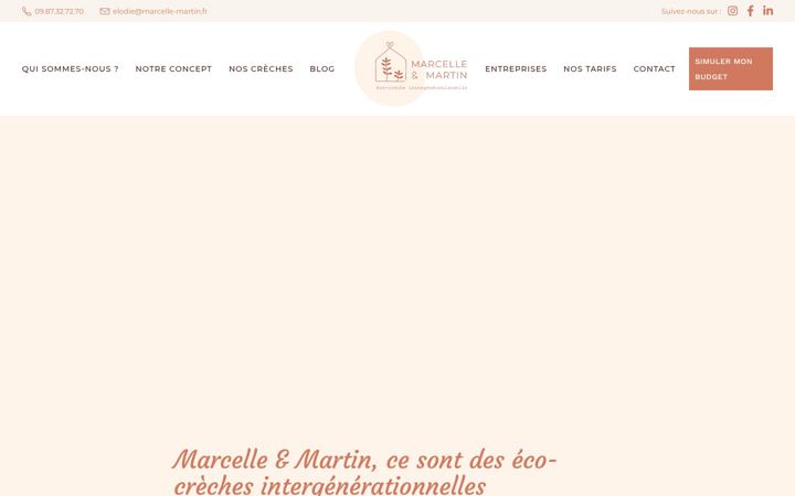 Screenshot of marcelle-martin.fr