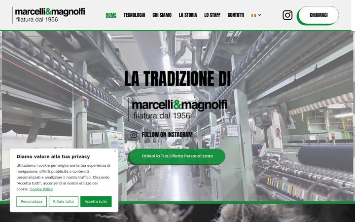 Screenshot of marcelliemagnolfi.com