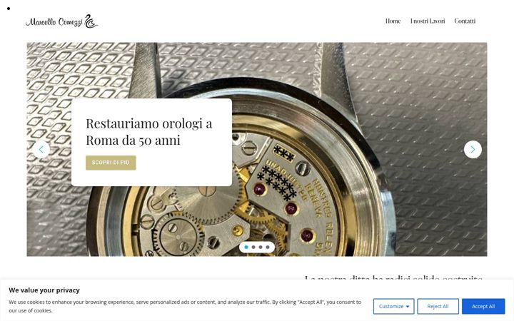 Screenshot of marcellocomezzi.it