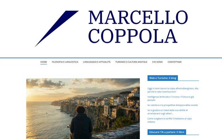 Screenshot of marcellocoppola.com