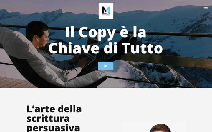 Screenshot of marcellomarchese.it