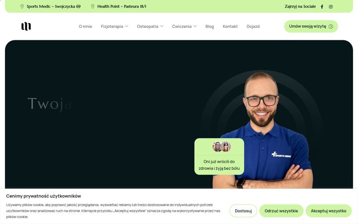 Screenshot of marcelmieszkalski.pl
