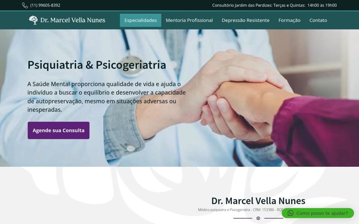 Screenshot of marcelnunes.com.br