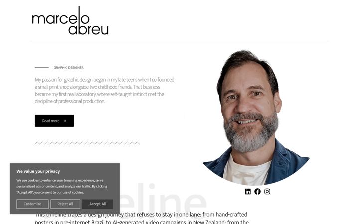 Screenshot of marceloabreu.net