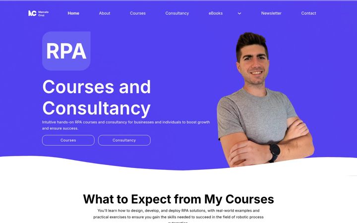 Screenshot di marcelocruzrpa.com