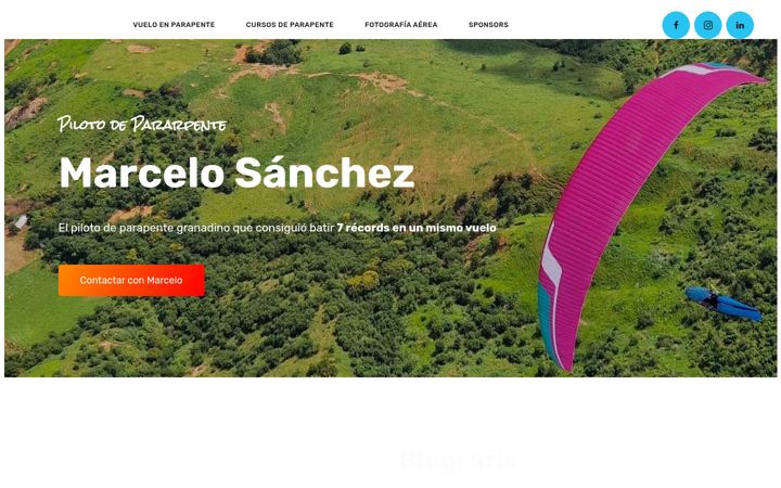 Screenshot of marcelosanchezpilot.com