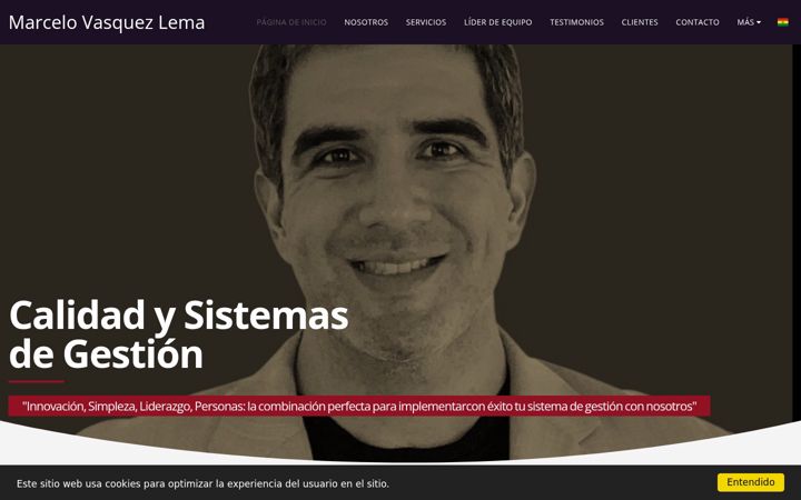 Screenshot of marcelovasquezlema.com
