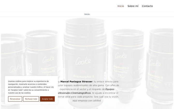 Screenshot of marcelpaniagua.com