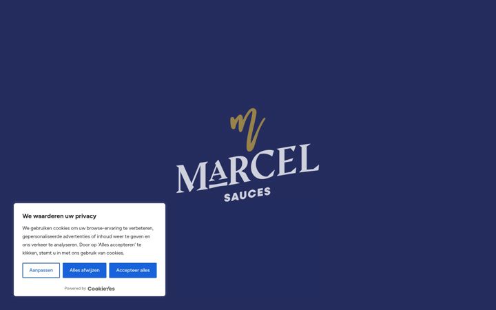 Screenshot of marcelsauces.be