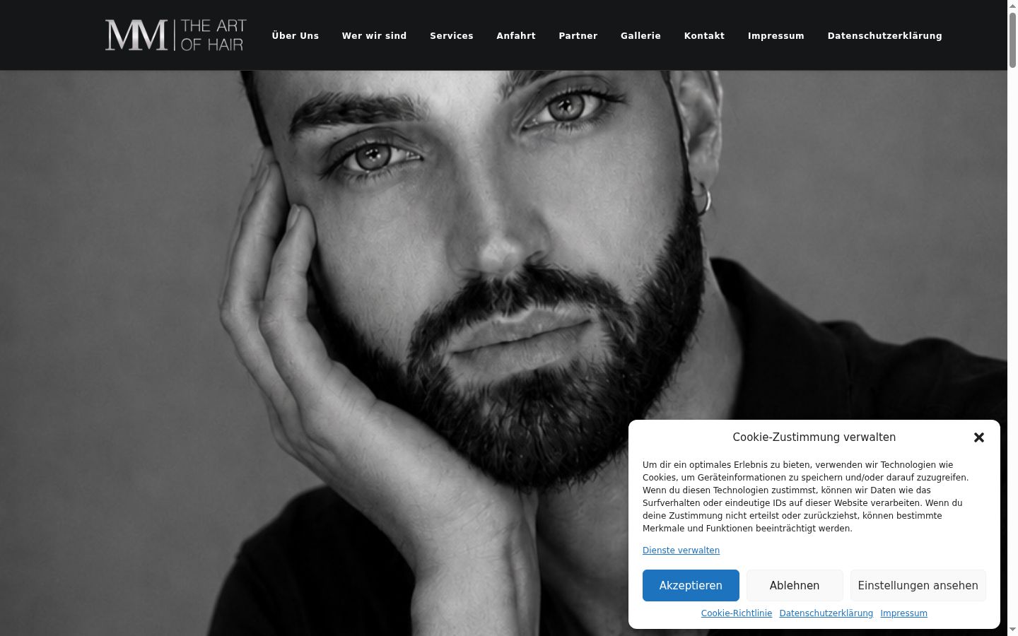 Screenshot tal-banner tal-kunsens muri qabel kwalunkwe interazzjoni