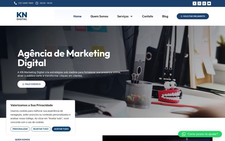 Screenshot of marcelyfedericciprojetosdigitais.com