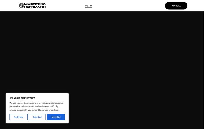 Screenshot of marceting-herrmann.de