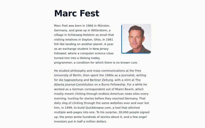 Screenshot of marcfest.com