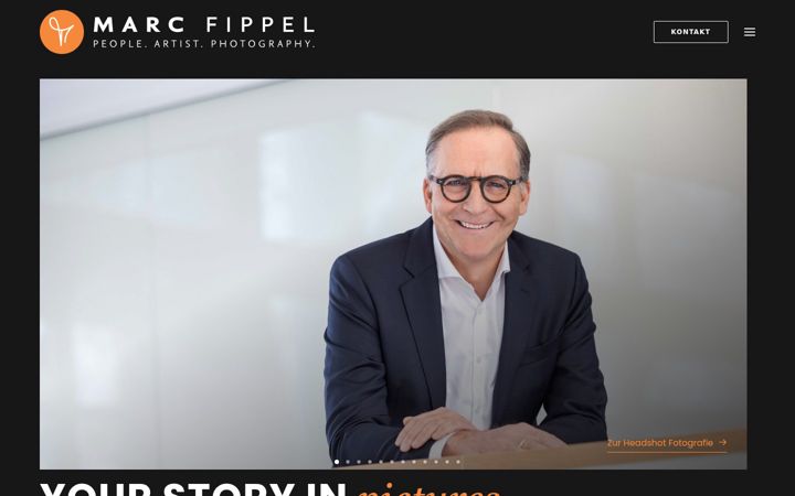 Screenshot of marcfippel.de
