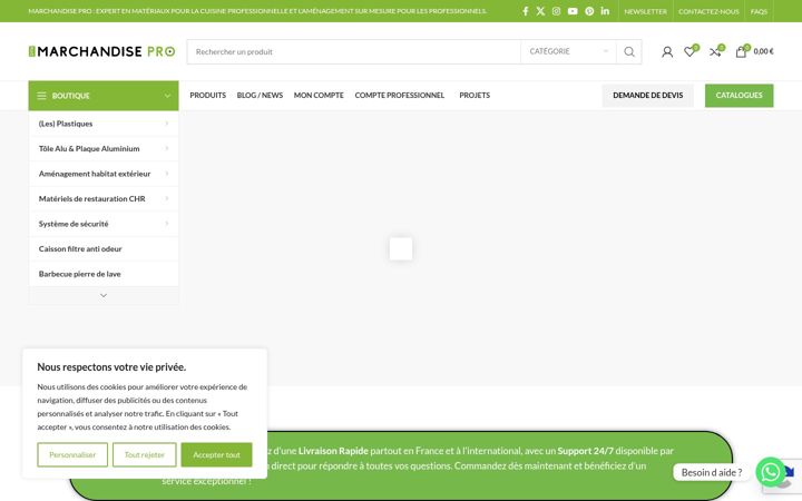 Screenshot of marchandise-pro.com