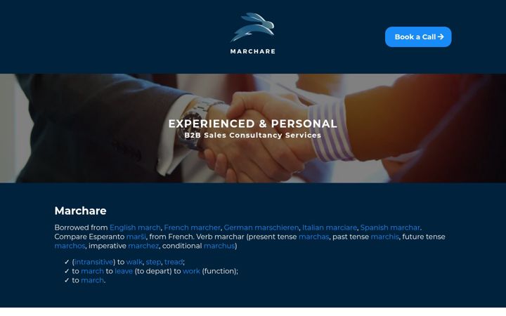 Screenshot of marchare.com